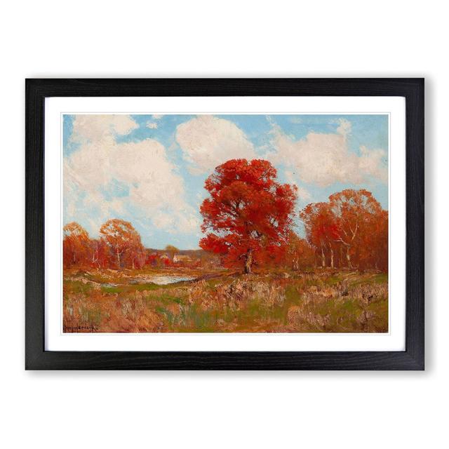 Fall Landscape by Julian Onderdonk - Picture Frame Painting East Urban Home Size: 48cm H x 65cm W x 2cm D, Frame Option: Black Framed on Productcaster.