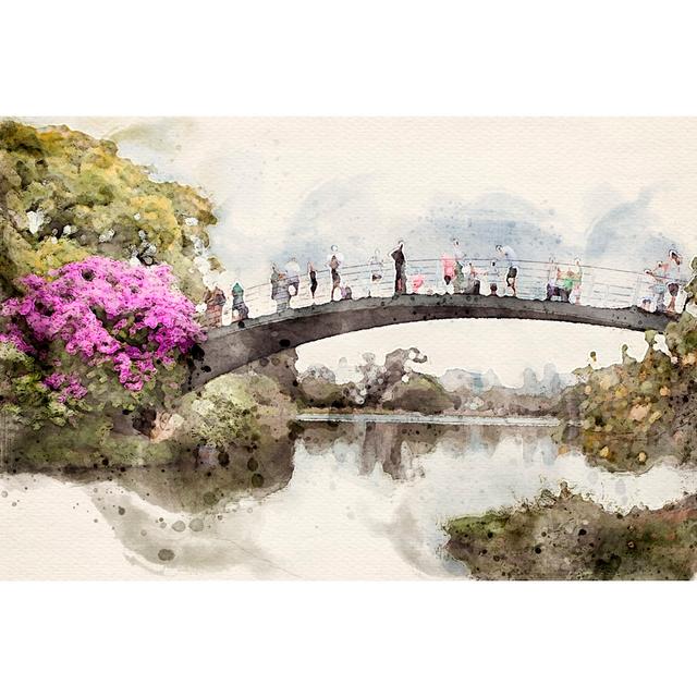 Ibirapuera Park by Ibirapuera Park - Wrapped Canvas Print ClassicLiving Size: 61cm H x 91cm W x 3.8cm D on Productcaster.