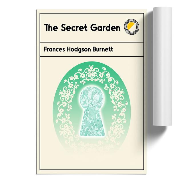 Book Cover the Secret Garden Frances Hodgson Burnett - Unframed Graphic Art East Urban Home Size: 30cm H x 21cm W x 0.1cm D on Productcaster.