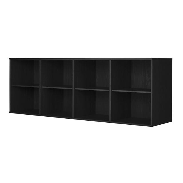 Mistral 61cm H x 220cm W Bookcase Hammel Furniture Colour: Black Stained on Productcaster.