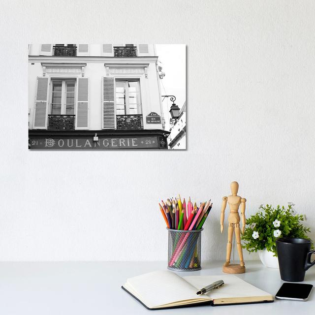 La Boulangerie by Caroline Mint - Wrapped Canvas Painting Latitude Run Size: 45.72cm H x 66.04cm W x 3.81cm D on Productcaster.