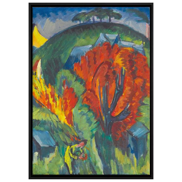 Gerahmtes Leinwandbild Galgenberg in Jena von Ernst Ludwig Kirchner Rosalind Wheeler Maße: 105 cm H x 75 cm B x 2,5 cm T on Productcaster.