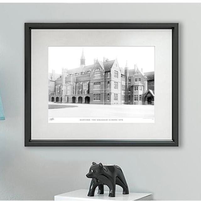 'Bedford, the Grammar School 1898' - Picture Frame Photograph Print on Paper The Francis Frith Collection Size: 40cm H X 50cm W x 2cm D on Productcaster.