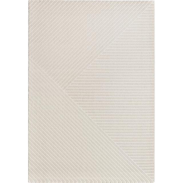 Nabhan Abstract Flat Weave Ivory Area Rug Ebern Designs Rug Size: Rectangle 240 x 340 cm on Productcaster.