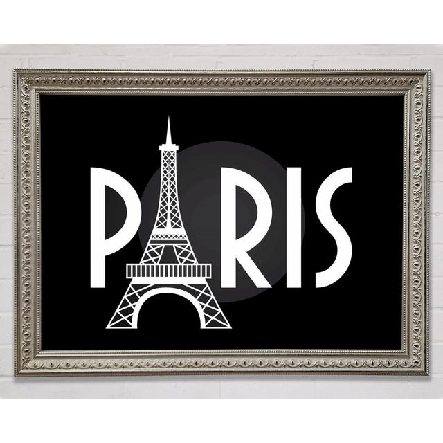 Eiffel Tower France 7 - Single Picture Frame Art Prints Ebern Designs Size: 59.7cm H x 84.1cm W on Productcaster.