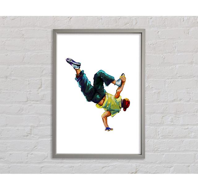 Break Dancing 1 - Single Picture Frame Art Prints on Canvas Bright Star Size: 118.9cm H x 84.1cm W on Productcaster.