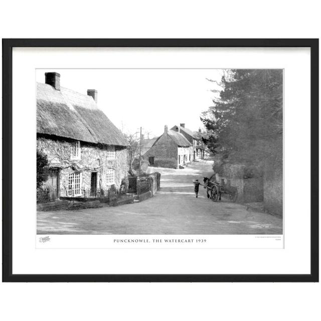 'Puncknowle, the Watercart 1939' by Francis Frith - Picture Frame Photograph Print on Paper The Francis Frith Collection Size: 40cm H x 50cm W x 2.3cm on Productcaster.