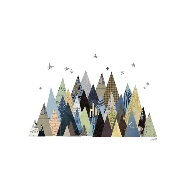 Mountains Collage - Wrapped Canvas Graphic Art Print Latitude Run Size: 45.72cm H x 66.04cm W x 1.91cm D on Productcaster.