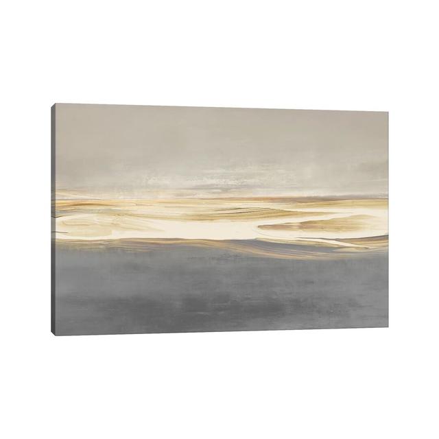 Glow on the Horizon by Jake Messina - Wrapped Canvas Graphic Art Print Latitude Run Size: 45.72cm H x 66.04cm W x 1.91cm D on Productcaster.