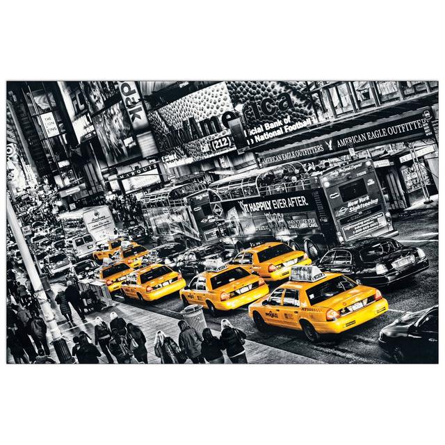 'Cabs Queue' by Feldmann Photographic Print East Urban Home on Productcaster.