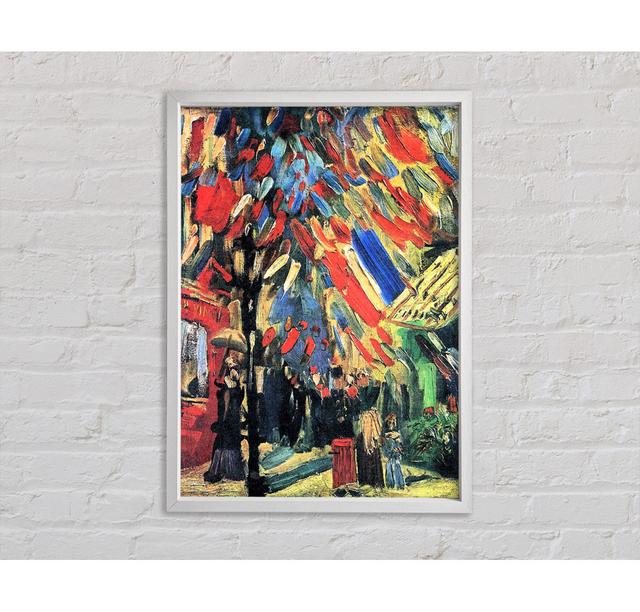 Van Gogh 14 July In Paris - Single Picture Frame Art Prints on Canvas Bright Star Size: 141.4cm H x 100cm W x 3.3cm D on Productcaster.