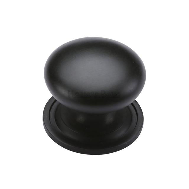 Heritage Cabinet Knob Round Design Heritage Brass Finish: Satin Chrome, Size: 2.3cm H x 2.5cm W x 2.5cm D on Productcaster.