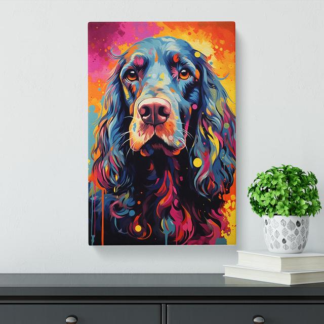 Cocker Spaniel Contemporary No.2 - No Frame Print Marlow Home Co. Size: 50cm H x 35cm W x 3cm D on Productcaster.