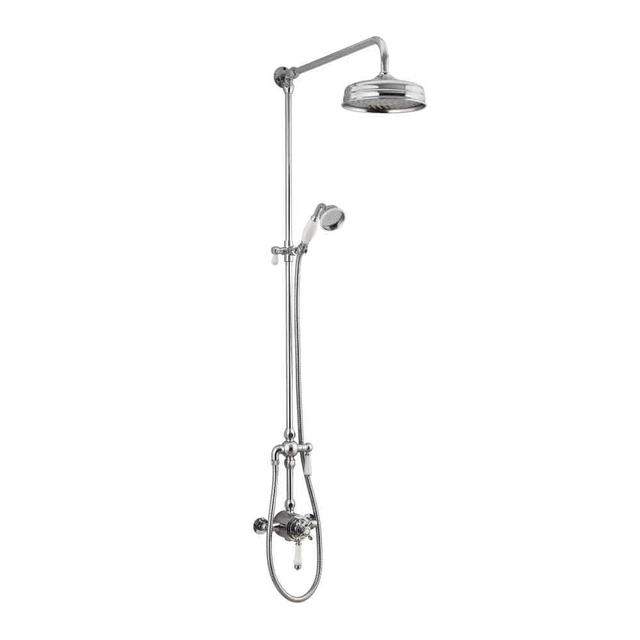 Chronister Double Exposed Valve Thermostatic Shower Valve Belfry Bathroom on Productcaster.