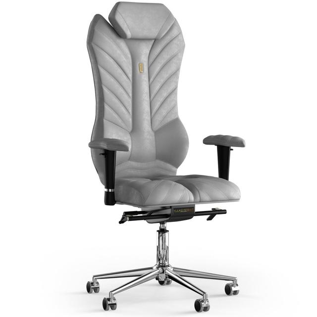 Ergonomischer Chefsessel Kulik Systems Farbe der Polsterung: Silberfarben on Productcaster.