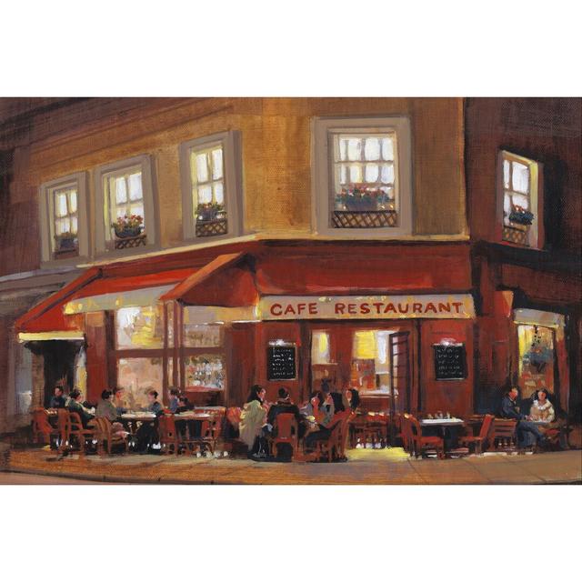 Bistro II - Wrapped Canvas Painting Marlow Home Co. Size: 20cm H x 30cm W on Productcaster.