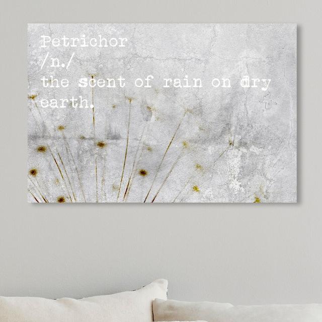 'Petrichor' Graphic Art on Wrapped Canvas East Urban Home Size: 50.8 cm H x 76.2 cm W on Productcaster.