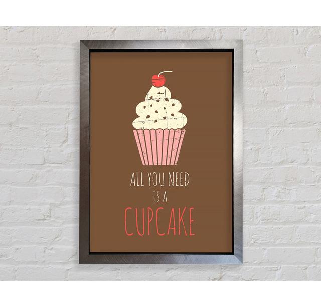 Cupcake 3 - Print Ophelia & Co. Size: 118.9cm H x 84.1cm W x 3.4cm D, Format: Ventura Black Framed Paper on Productcaster.