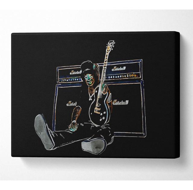 Slash Guitar - Kunstdrucke auf Leinwand LoftDesigns Größe: 101,6 cm H x 142,2 cm B x 10 cm T on Productcaster.