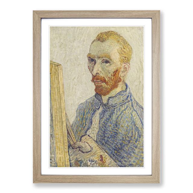 Self-Portrait Vol.3 by Vincent Van Gogh - Picture Frame Painting East Urban Home Size: 65cm H x 48cm W x 2cm D, Frame Option: Oak Framed on Productcaster.