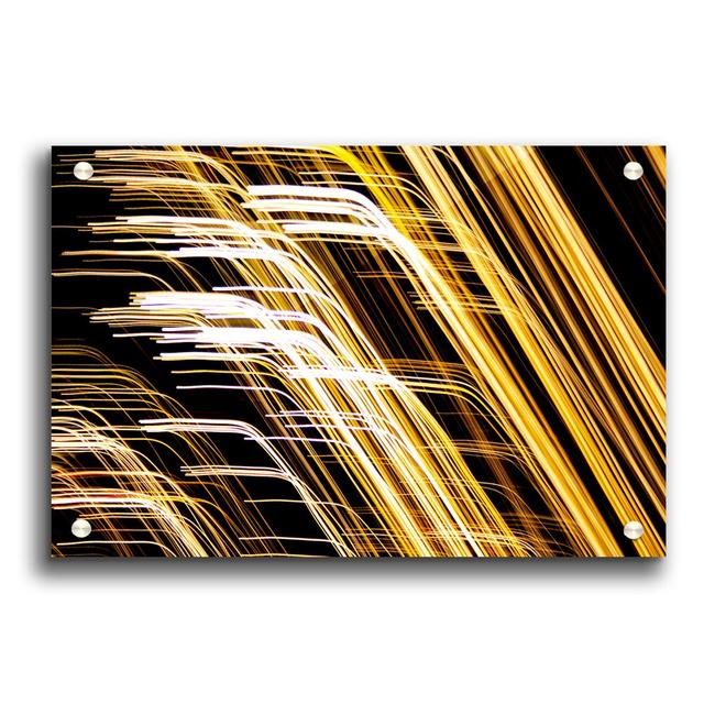 Intense Golden Light - Unframed Graphic Art Print on Acrylic East Urban Home Size: 29.7cm H x 42cm W on Productcaster.