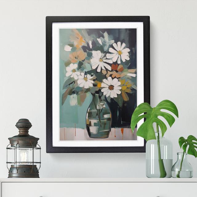 Mid Century Flowers Vol.1 - Print Marlow Home Co. Size: 34cm H x 25cm W x 2cm D, Frame Option: Black on Productcaster.