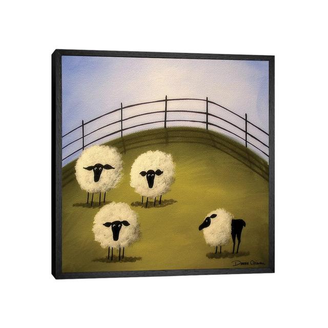 The Compromise by Debbie Criswell - Print on Canvas Ebern Designs Format: Black Framed, Size: 45.72cm H x 45.72cm W x 3.81cm D on Productcaster.