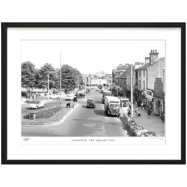 'Cannock, the Square 1960' - Picture Frame Photograph Print on Paper The Francis Frith Collection Size: 28cm H x 36cm W x 2.3cm D on Productcaster.