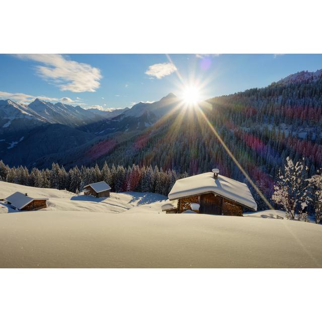 Devaughn Ski Hut And Holiday Home - Wrapped Canvas Print Alpen Home Size: 81cm H x 122cm W x 3.8cm D on Productcaster.