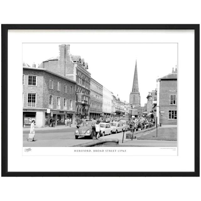 'Hereford, Broad Street C1965' by Francis Frith - Picture Frame Photograph Print on Paper The Francis Frith Collection Size: 28cm H x 36cm W x 2.3cm D on Productcaster.