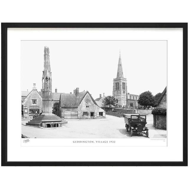 'Geddington, Village 1922' by Francis Frith - Picture Frame Photograph Print on Paper The Francis Frith Collection Size: 28cm H x 36cm W x 2.3cm D on Productcaster.