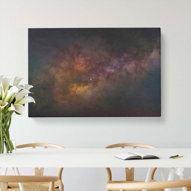 Universe in Abstract Vol.49 in Abstract - Wrapped Canvas Painting Print East Urban Home Size: 35cm H x 50cm W x 3cm D on Productcaster.