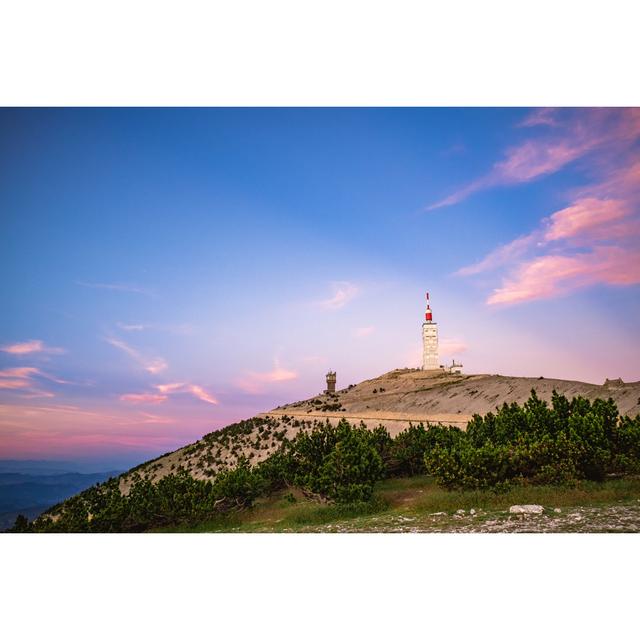 View over the Mont Ventoux During Sunset in France - Wrapped Canvas Photograph Ebern Designs Size: 51cm H x 76cm W on Productcaster.