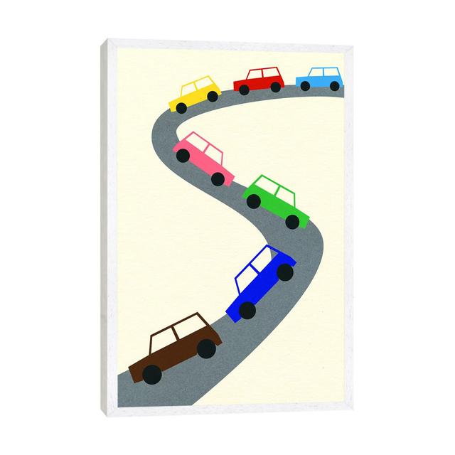 Traffic by Rosi Feist - Gallery-Wrapped Canvas Giclée on Canvas Isabelle & Max Size: 66.04cm H x 45.72cm W x 3.81cm D, Format: White Floated Frame on Productcaster.