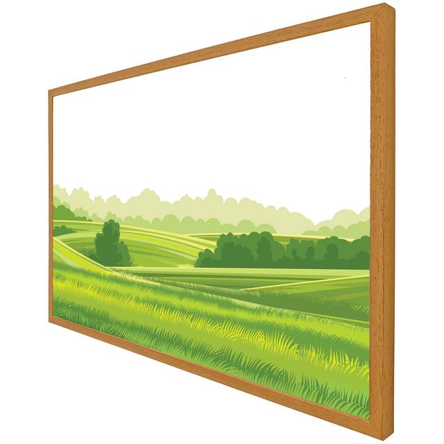 Valmont Single Picture Frame Art Prints ClassicLiving Size: 76cm H x 114cm W x 4cm D, Frame Option: Oak Framed on Productcaster.