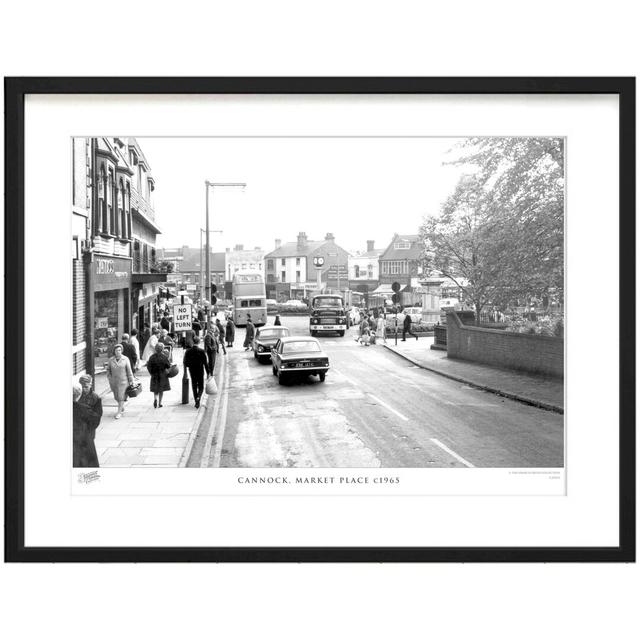 'Cannock, Market Place C1965' - Picture Frame Photograph Print on Paper The Francis Frith Collection Size: 60cm H x 80cm W x 2.3cm D on Productcaster.