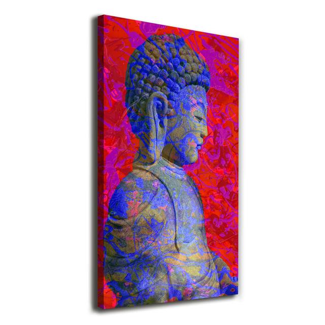 Buddha Abstraktion - Kunstdrucke auf Segeltuch BohoLiving on Productcaster.