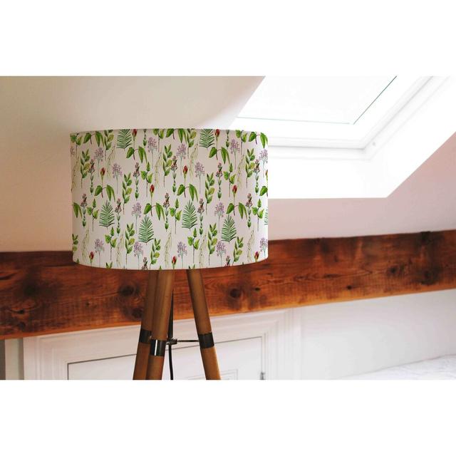 Cotton Drum Lamp Shade Fleur De Lis Living Size: 25cm H x 40cm W x 40cm D on Productcaster.