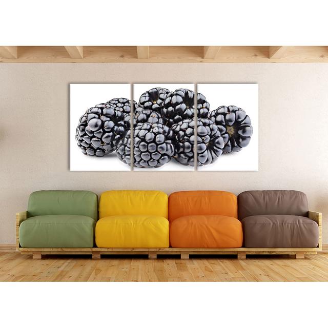 Fresh Currants - 3 Piece Wrapped Canvas Photograph Print Set East Urban Home Size: 210 cm H x 100 cm W x 2.4 cm D on Productcaster.