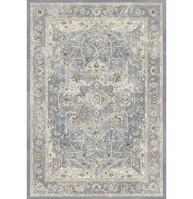 Antares Damask Machine Woven Grey Area Rug SITAP Carpet Couture Italia Rug Size: Rectangle 133 x 195cm on Productcaster.