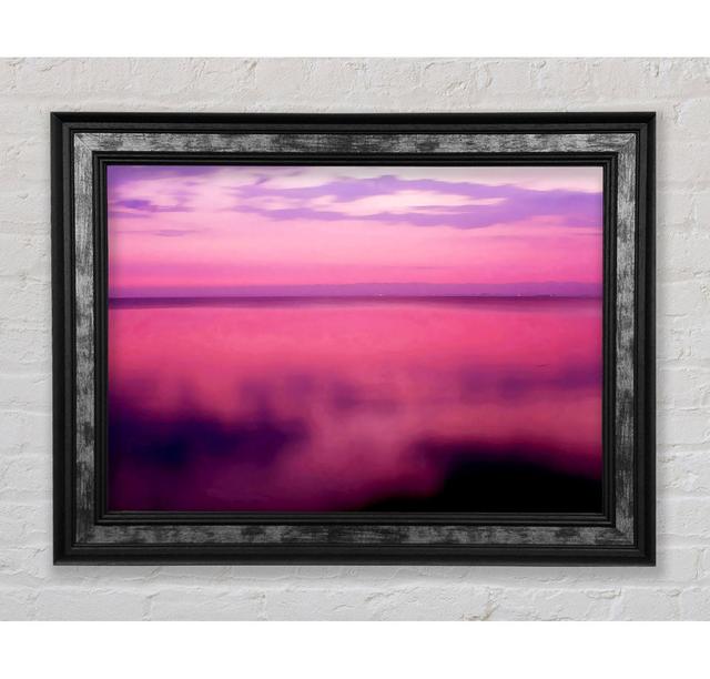 Pink Calm - Single Picture Frame Art Prints Bright Star Size: 29.7cm H x 42cm W x 8cm D on Productcaster.