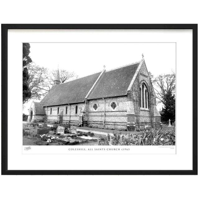 'Coleshill, All Saints Church C1965' by Francis Frith - Picture Frame Photograph Print on Paper The Francis Frith Collection Size: 45cm H x 60cm W x 2 on Productcaster.