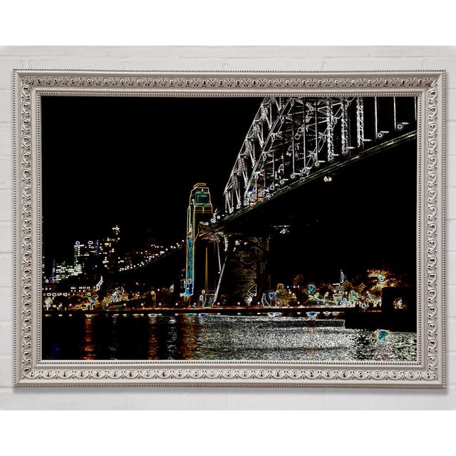 New York Brooklyn Bridge - Einzelne Bilderrahmen Kunstdrucke Bright Star Größe: 42 cm H x 59,7 cm B x 3 cm T on Productcaster.