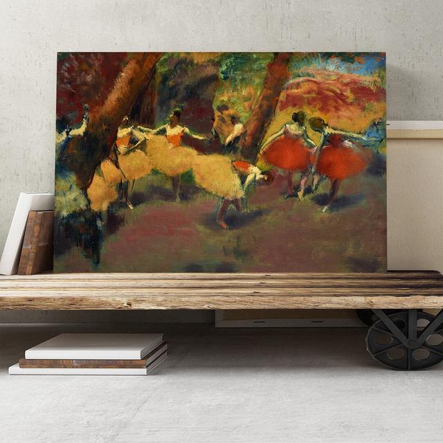 'Before the Performance' by Edgar Degas Painting Print on Canvas East Urban Home Size: 40cm H x 60cm W on Productcaster.