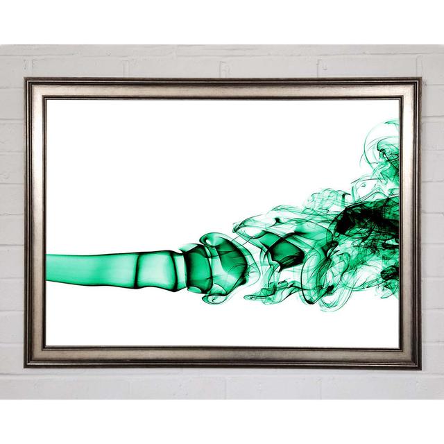 Green Celebration Framed Print Wall Art Brayden Studio Format: Gunmetal Framed Paper, Size: 59.7cm H x 84.1cm W x 1.5cm D on Productcaster.