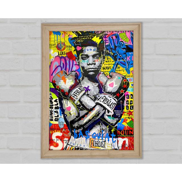 Boxing Champion - Print Bright Star Format: Grey Framed, Size: 84.1cm H x 59.1cm W x 1.5cm D on Productcaster.