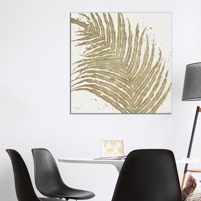 Gold Leaves I by Wellington Studio - Gallery-Wrapped Canvas Giclée on Canvas 17 Stories Format: Wrapped Canvas, Size: 93.98cm H x 93.98cm W x 3.81cm D on Productcaster.