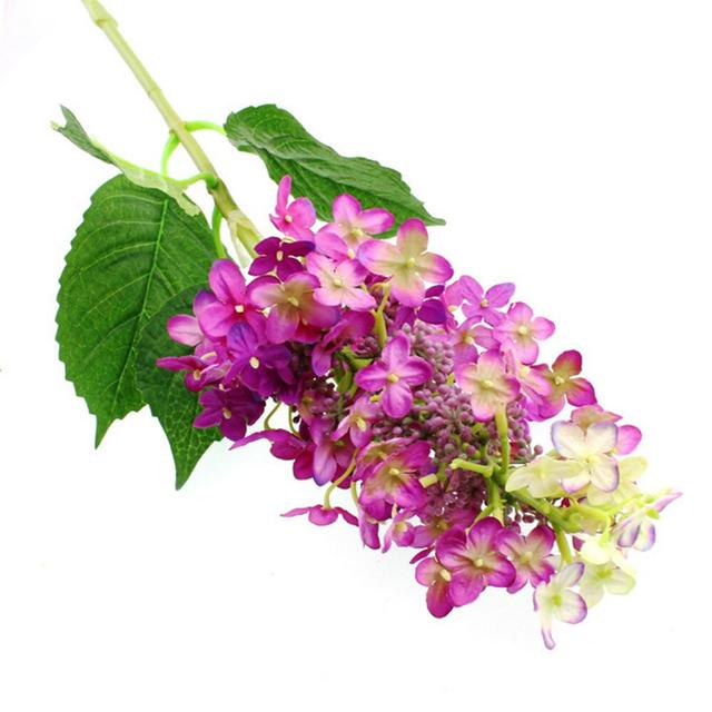 Hydrangea Stem in Vase (Set of 24) The Seasonal Aisle Flower Colour: Pink on Productcaster.