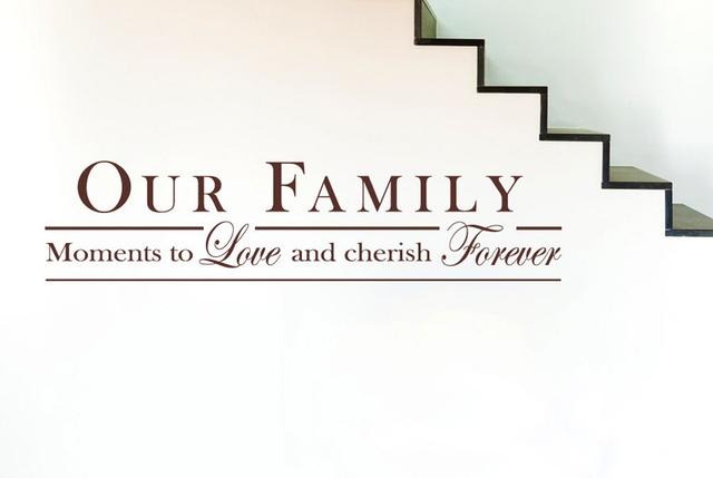 Our Family Moments To Love and Cherish Forever Wall Sticker East Urban Home Colour: White on Productcaster.