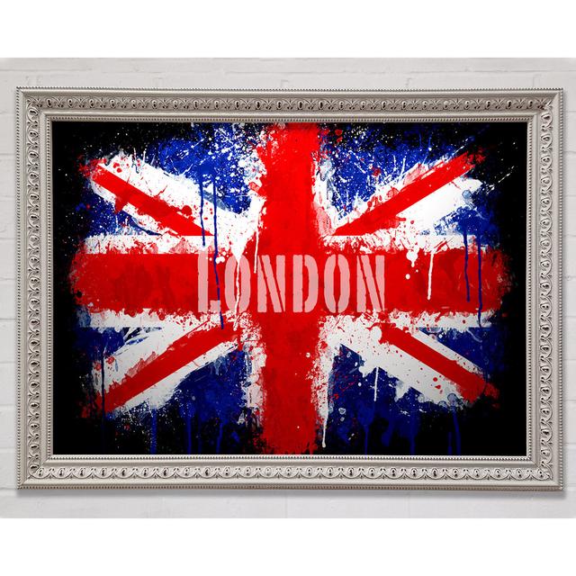 London Uk Flagge - Druck Bright Star Größe: 59,7 cm H x 84,1 cm B x 3 cm T on Productcaster.